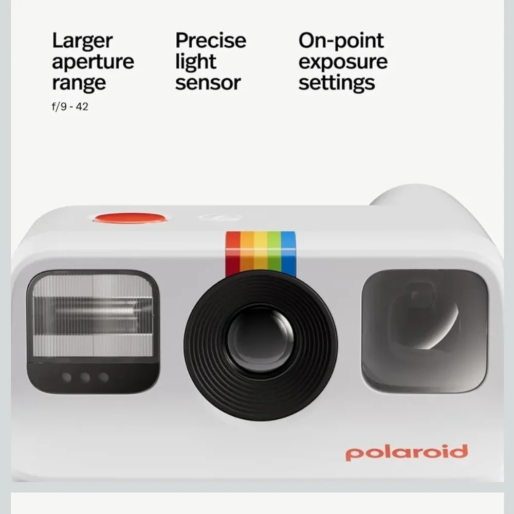 Polaroid White Instant Camera